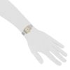 Cartier Santos watch in gold and stainless steel Ref:  1567 Circa  2000 - Detail D1 thumbnail