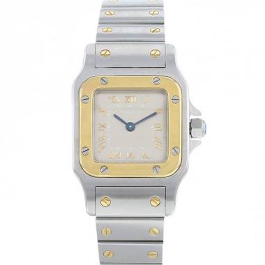 Montre Cartier Santos en or et acier Ref :  1567 Vers  2000