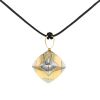 Bulgari Pyramide pendant in yellow gold and stainless steel - 00pp thumbnail