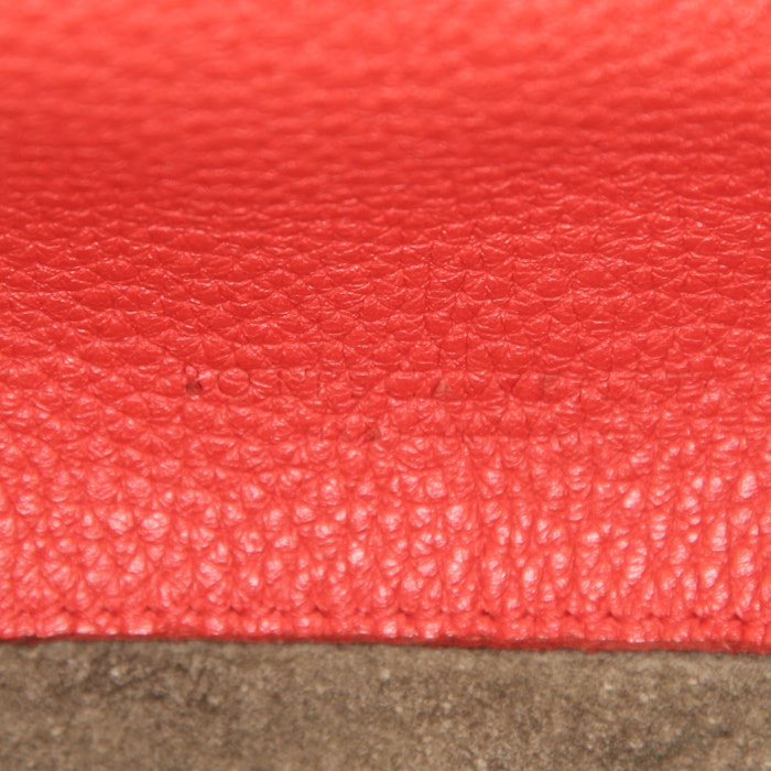 Borsa Bottega Veneta in pelle martellata rossa - Detail D3