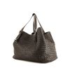 Bottega Veneta Cabat shopping bag in brown braided leather - 00pp thumbnail