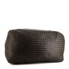 Bottega Veneta Cabat shopping bag in brown braided leather - Detail D4 thumbnail