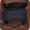 Shopping bag Prada in pelle martellata marrone - Detail D3 thumbnail