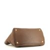 Bolso Cabás Prada en cuero granulado marrón - Detail D5 thumbnail