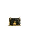 Bolso bandolera Dior Dioraddict en cuero cannage negro - 360 thumbnail