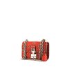 Bolso bandolera Dior  Dioraddict en cuero rojo - 00pp thumbnail