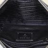 Prada Flou shoulder bag in black grained leather - Detail D3 thumbnail