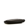 Prada Flou shoulder bag in black grained leather - Detail D5 thumbnail