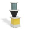 Ettore Sottsass, "Vaso" totem-vase in enamelled ceramic, rare artist proof signed, Tendentse edition, Alessio Sarri production, designed in 1986 - 00pp thumbnail