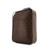 Valigia flessibile Louis Vuitton Pegase in tela monogram marrone e pelle naturale - 00pp thumbnail