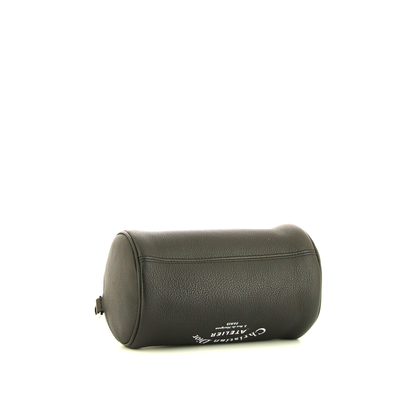 Borsa a tracolla Dior Roller in pelle martellata nera - Detail D4