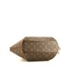 Borsa Louis Vuitton Ellipse modello grande in tela monogram marrone e pelle naturale - Detail D4 thumbnail