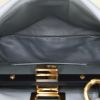 Fendi Mini Peekaboo handbag in blue and pink leather - Detail D3 thumbnail