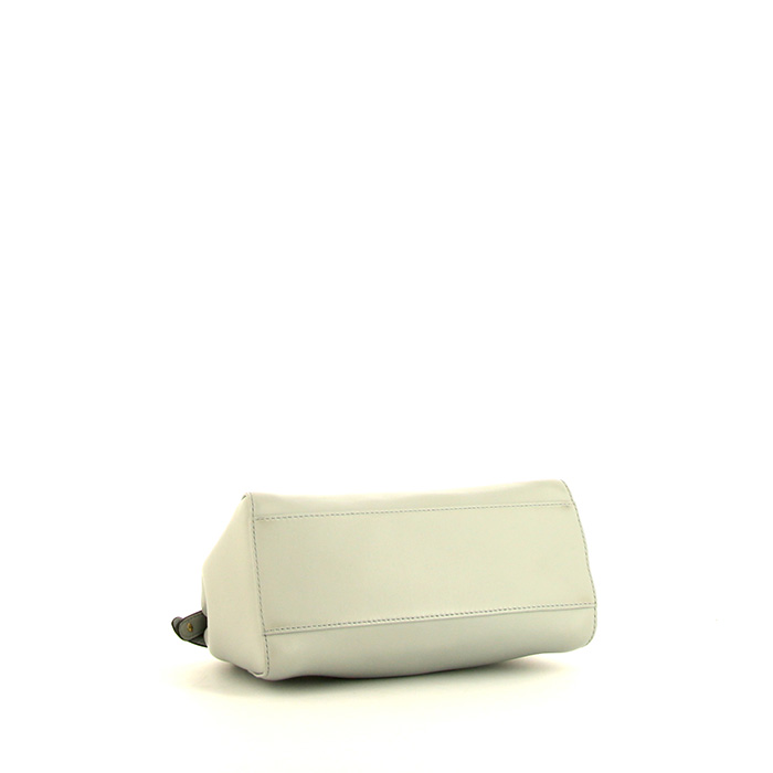 Sac à main Fendi Mini Peekaboo en cuir bleu et rose - Detail D5