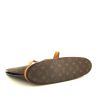 Shopping bag Louis Vuitton Babylone in tela monogram marrone e pelle naturale - Detail D4 thumbnail