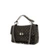 Valentino Rockstud Spike handbag in black leather - 00pp thumbnail