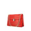 Bulgari Serpenti bag worn on the shoulder or carried in the hand in red leather - 00pp thumbnail