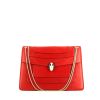 Bulgari Serpenti bag worn on the shoulder or carried in the hand in red leather - 360 thumbnail