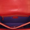Bulgari Serpenti bag worn on the shoulder or carried in the hand in red leather - Detail D3 thumbnail