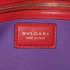 Bulgari Serpenti bag worn on the shoulder or carried in the hand in red leather - Detail D4 thumbnail