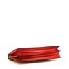 Bulgari Serpenti bag worn on the shoulder or carried in the hand in red leather - Detail D5 thumbnail