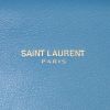 Bolso bandolera Saint Laurent Sac de jour pequeño en cuero azul - Detail D4 thumbnail