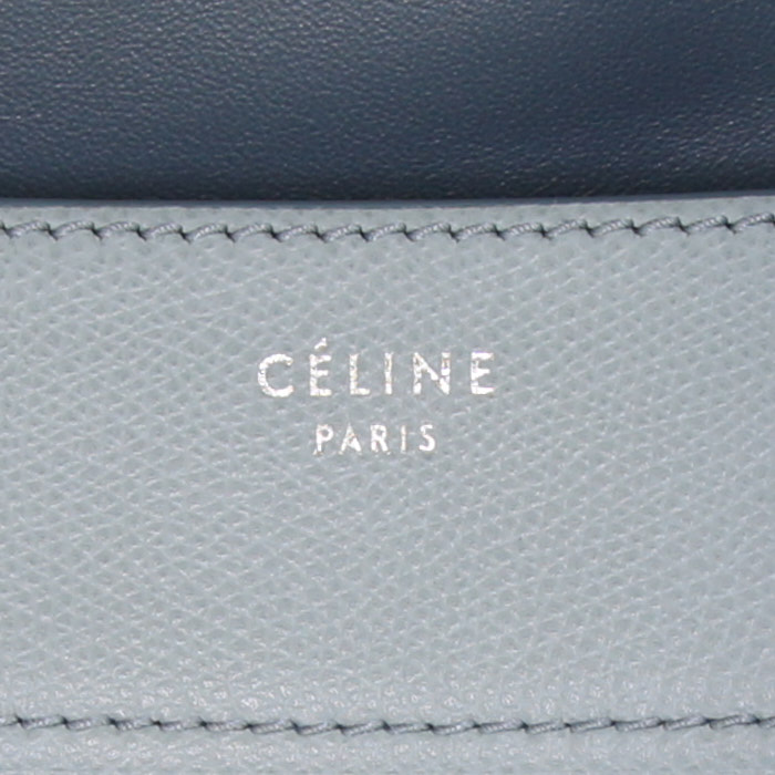 Bolso Cabás Céline Phantom en cuero azul - Detail D3