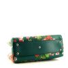 Gucci Bamboo handbag in green leather and bamboo - Detail D5 thumbnail