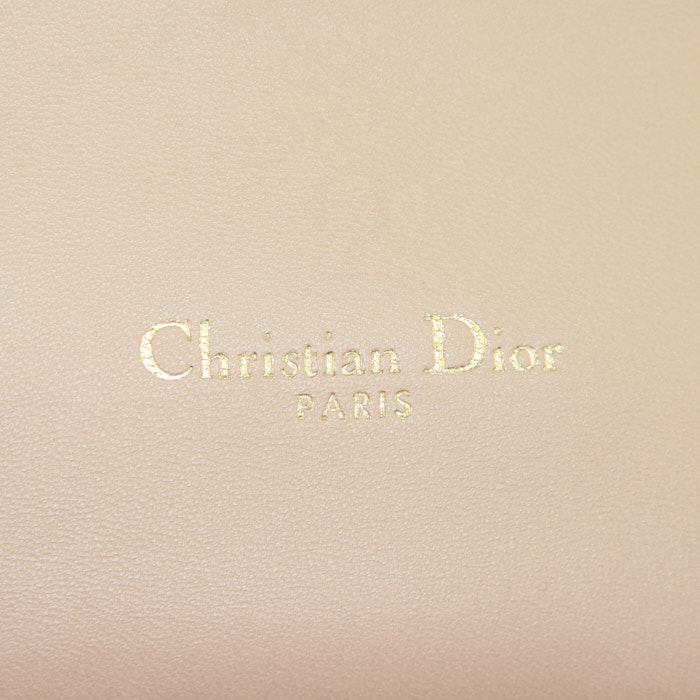 Dior Miss Dior handbag in rosy beige leather cannage - Detail D4