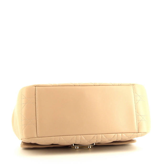 Dior Miss Dior handbag in rosy beige leather cannage - Detail D5
