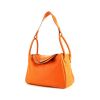Hermès  Lindy 34 cm handbag  in orange Swift leather - 00pp thumbnail
