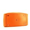 Hermès  Lindy 34 cm handbag  in orange Swift leather - Detail D4 thumbnail