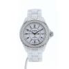 Chanel J12 Joaillerie watch in white ceramic Ref:  H0969 Circa  2000 - 360 thumbnail