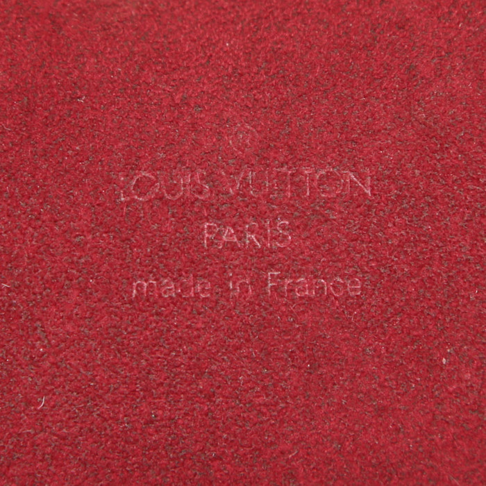 Sac à main Louis Vuitton Trouville en toile monogram multicolore blanche et cuir naturel - Detail D3