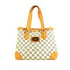 Louis Vuitton Hampstead shopping bag in azur damier canvas and natural leather - 360 thumbnail