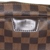 Louis Vuitton Rivington shoulder bag in ebene damier canvas and brown leather - Detail D3 thumbnail