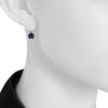 Pomellato Nudo Petit small model earrings in pink gold and amethysts - Detail D1 thumbnail