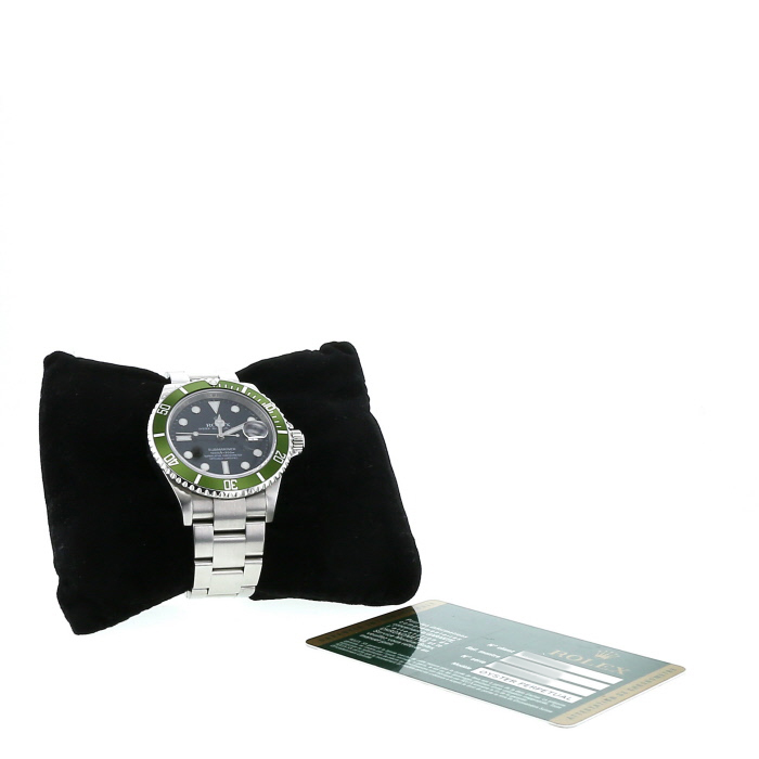 Rolex Submariner Date watch in stainless steel Ref:  16610T Circa  2008 - Detail D2