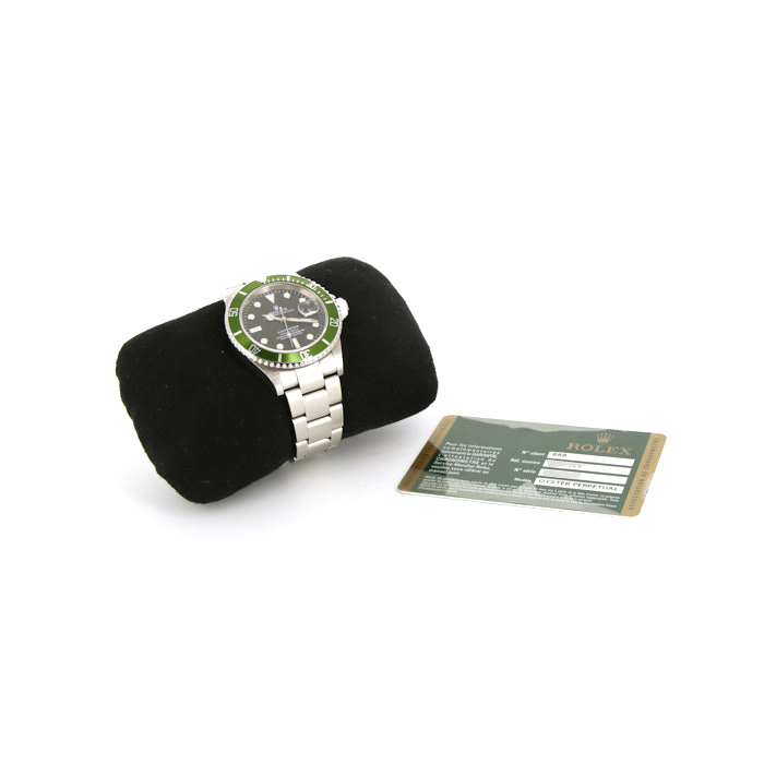 Montre Rolex Submariner Date en acier Ref :  16610LV Vers  2007 - Detail D2