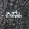 Hermes Toto Bag - Shop Bag shopping bag in grey and black canvas - Detail D3 thumbnail