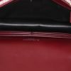 Bolso bandolera Saint Laurent Kate Pompon en terciopelo color burdeos - Detail D3 thumbnail