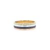 Boucheron Quatre medium model ring in pink gold,  white gold and yellow gold, size 59 - 00pp thumbnail