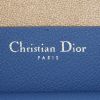 Dior Open Bar shopping bag in blue leather - Detail D4 thumbnail