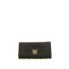 Sac/pochette Dior Diorama Wallet on Chain en cuir noir - 360 thumbnail