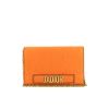 Dior J'Adior Wallet on Chain shoulder bag in orange grained leather - 360 thumbnail