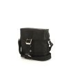 Borsa a tracolla Gucci Off The Grid in tela monogram nera e pelle nera - 00pp thumbnail