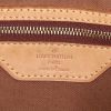 Louis Vuitton Batignolles shopping bag in brown monogram canvas and natural leather - Detail D3 thumbnail