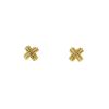 Orecchini a bottone Tiffany & Co in oro giallo - 00pp thumbnail
