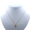 Vintage necklace in yellow gold and diamond - 360 thumbnail