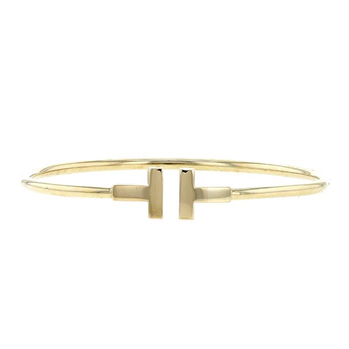 Tiffany T square bracelet in 18k rose gold, extra small. | Tiffany & Co.